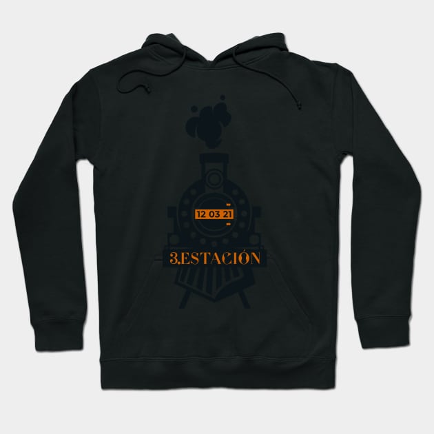 3ra Estación Lounge Bar Hoodie by Diego-t